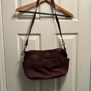 Elegant Burgundy Shoulder Bag